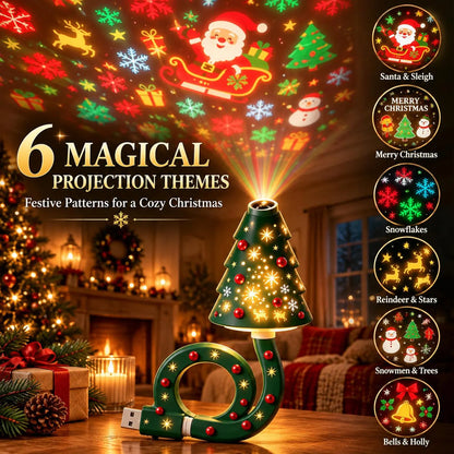 Cozy LED Star Projector Light - Ceiling Atmosphere Lamp For Home Decor Christmas Holiday Gift Night Light