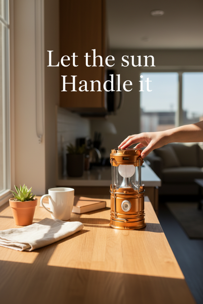 Viva Elite Telescopic Emergency Lantern - Solar & USB Rechargeable