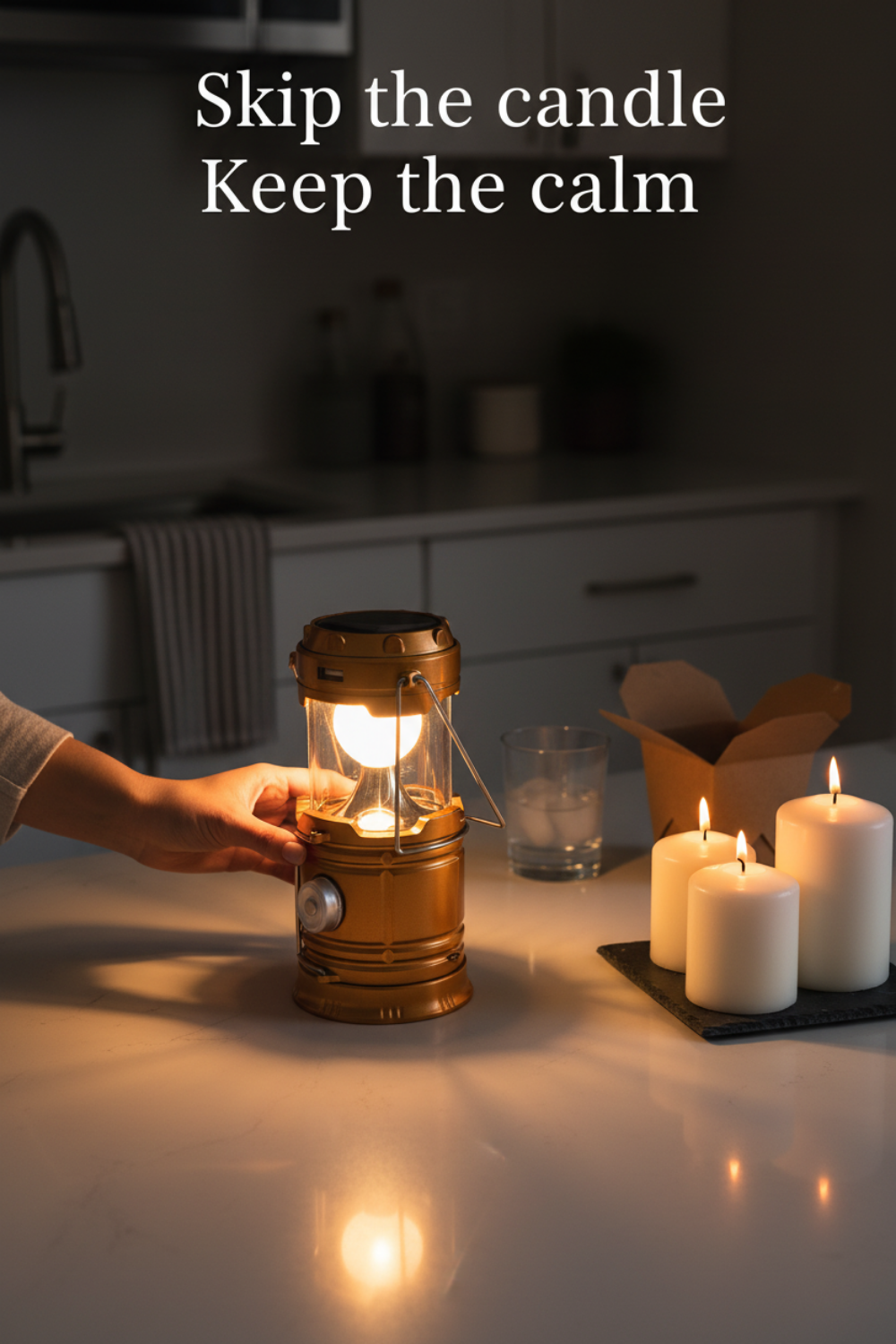 Viva Elite Telescopic Emergency Lantern - Solar & USB Rechargeable