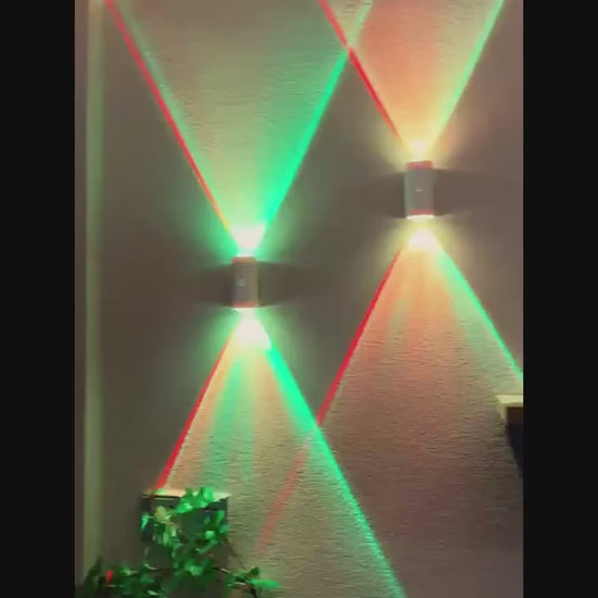 Set of 4-2 Night Sensor Lights Color Ambient Magnetic Installation 3 Lighting Modes for Living Room Bed