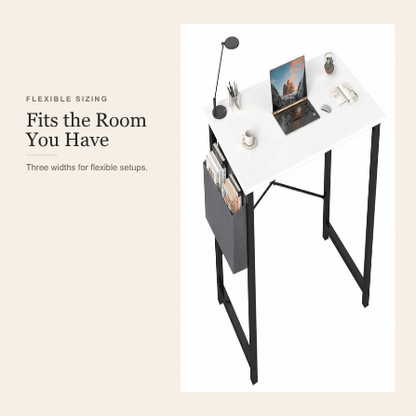 Viva Elite computer desk flexible sizing graphic