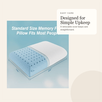Viva Elite contour pillow removable cover easy-care graphic