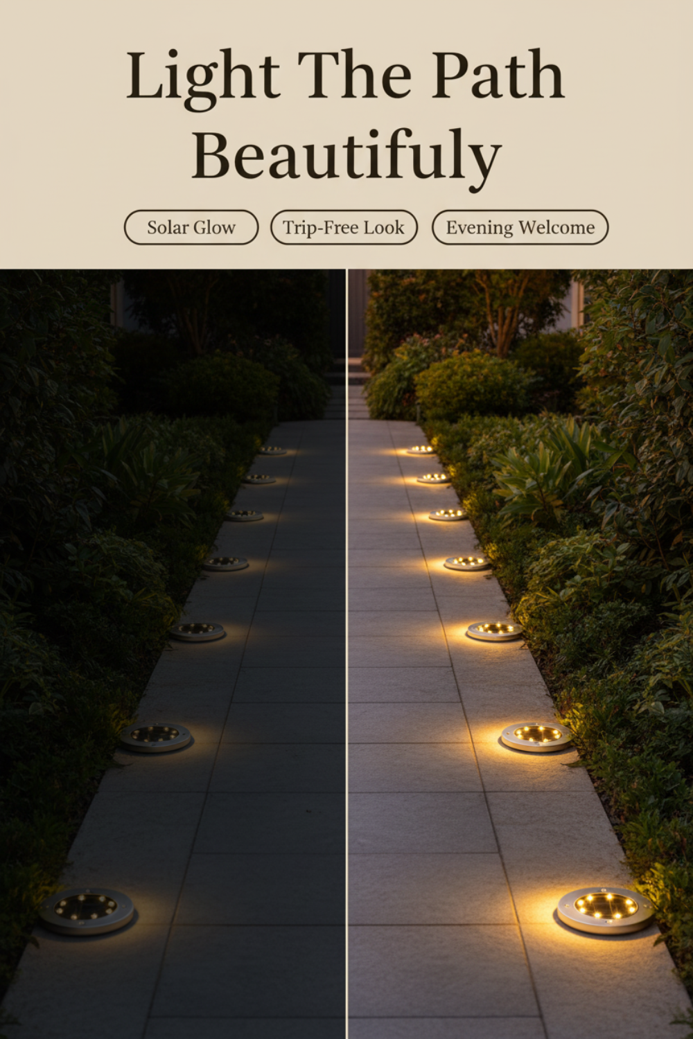 Viva Elite Solar In-Ground Disk Lights - Flush-Mount LED (4-Pack)