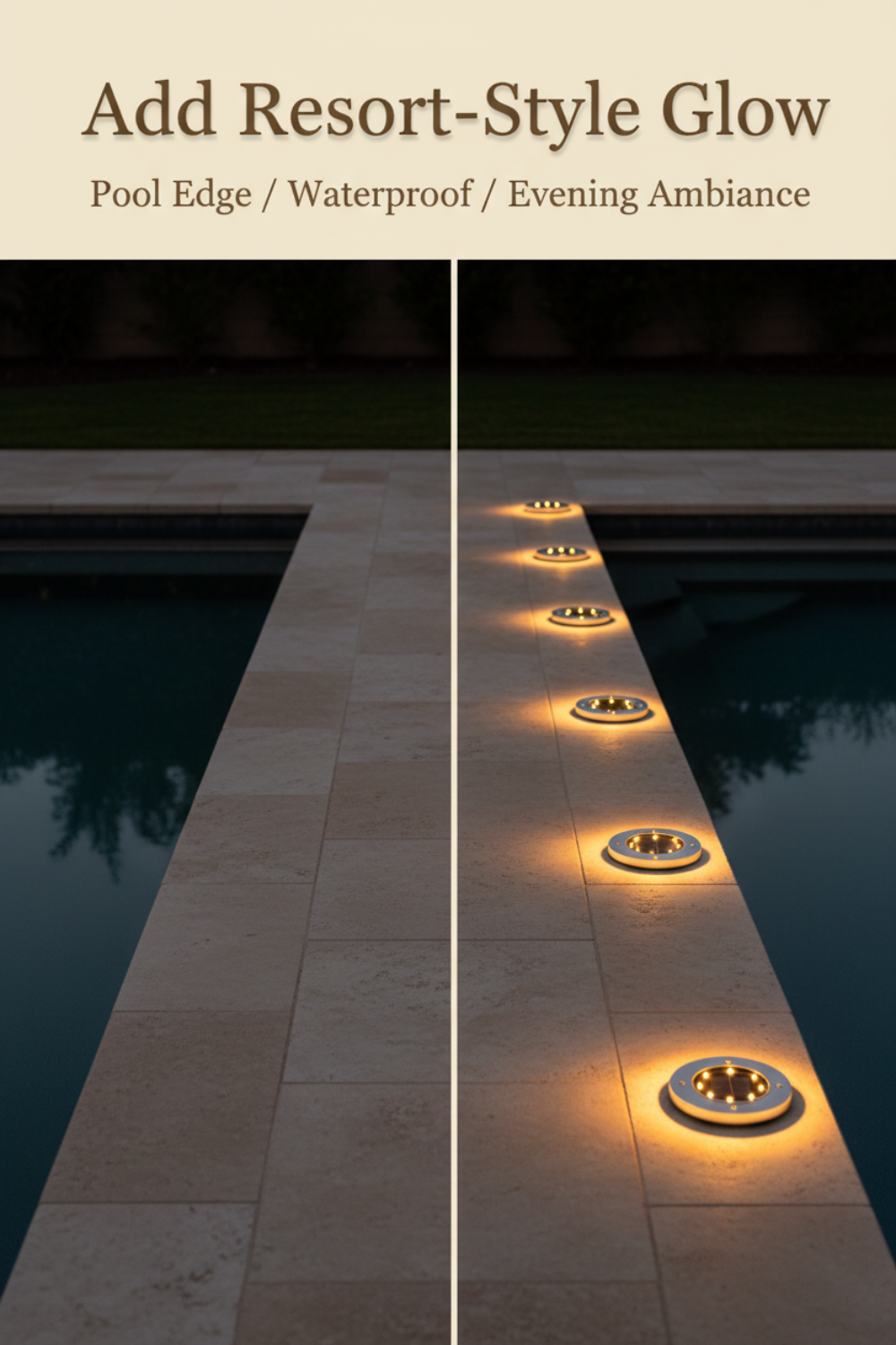 Viva Elite Solar In-Ground Disk Lights - Flush-Mount LED (4-Pack)